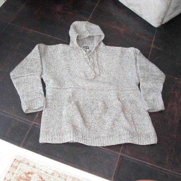 Chunky 100% Wool Hoodie - Picture 1 of 7